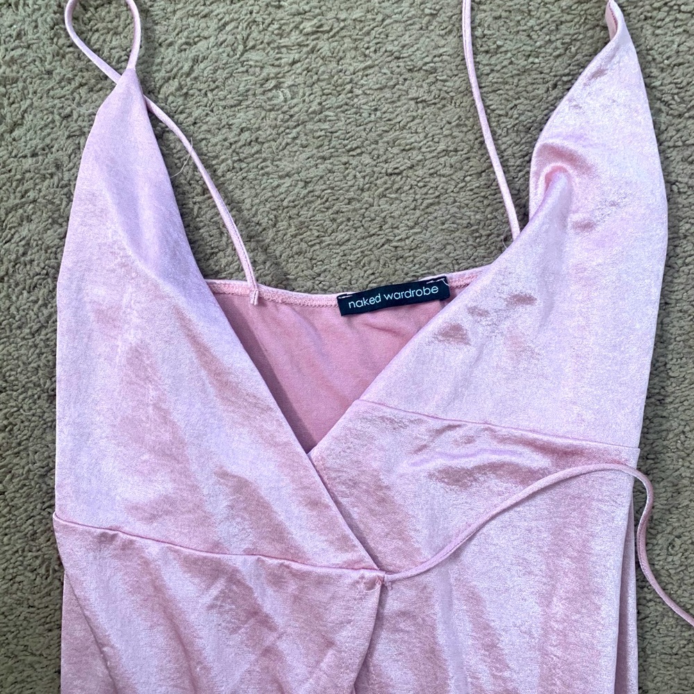 Naked wardrobe wrap dress